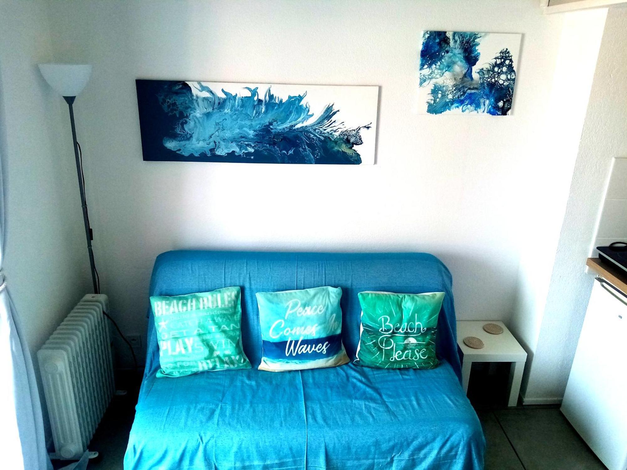 Stylish Studio Close To Beach In Residence With Pool 纳博讷 外观 照片